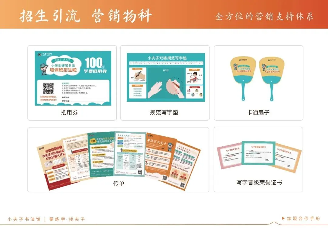 小夫子书法加盟,全方位营销支持助您生源爆!