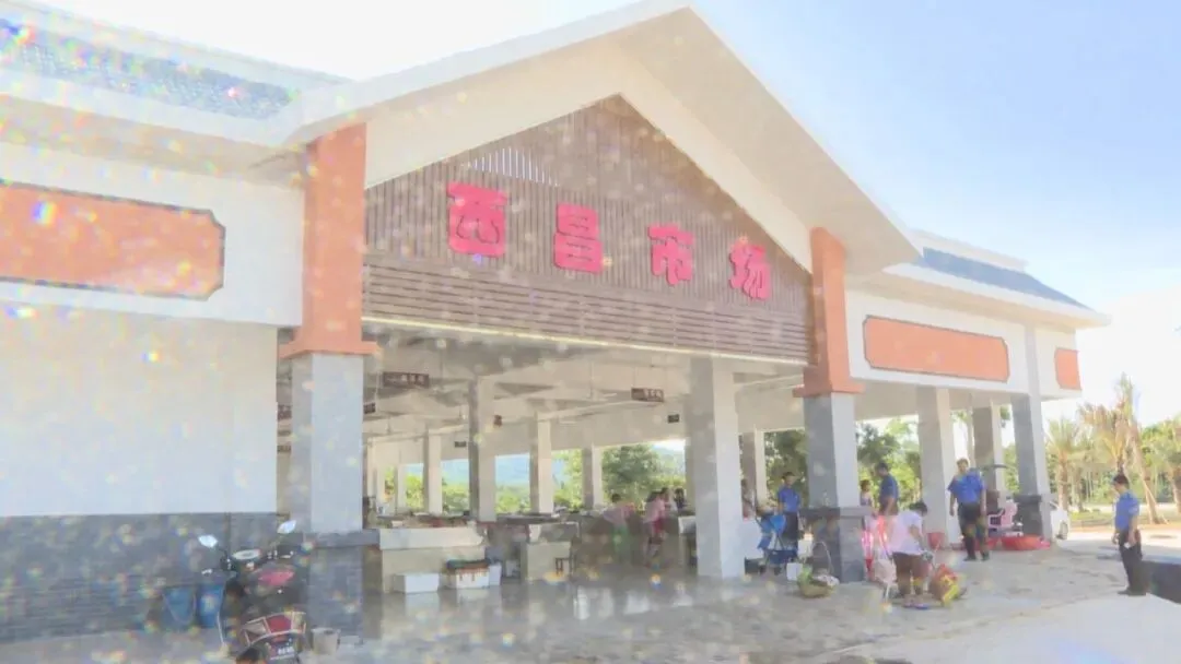 西昌镇新建农贸市场投入试运营