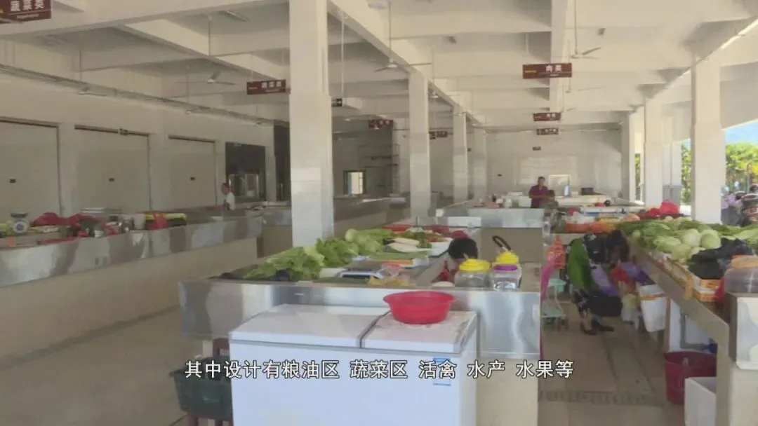 西昌镇新建农贸市场投入试运营