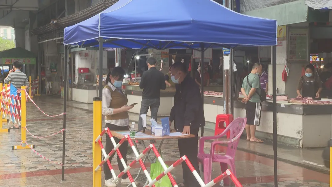 屯昌:严格落实好农贸市场疫情防控常态化管控措施