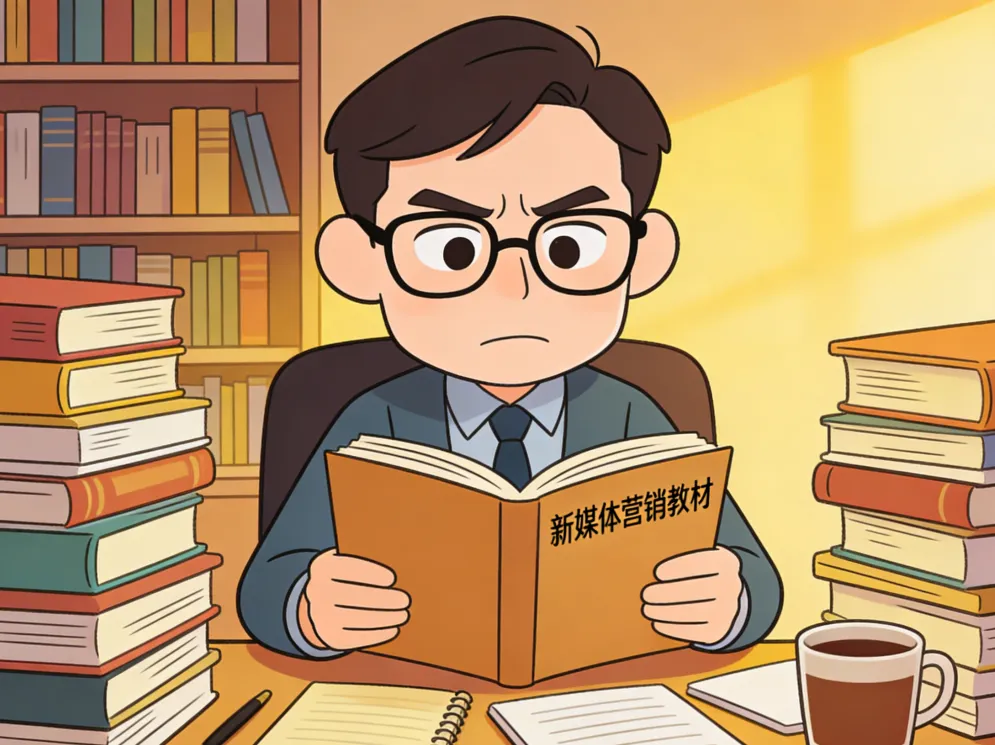 当我了解了一点儿新媒体营销的课程后,突然就沉默了!