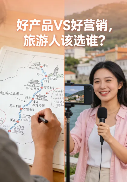 好产品 VS 好营销,旅游人到底该选谁?看懂少走 3 年弯路