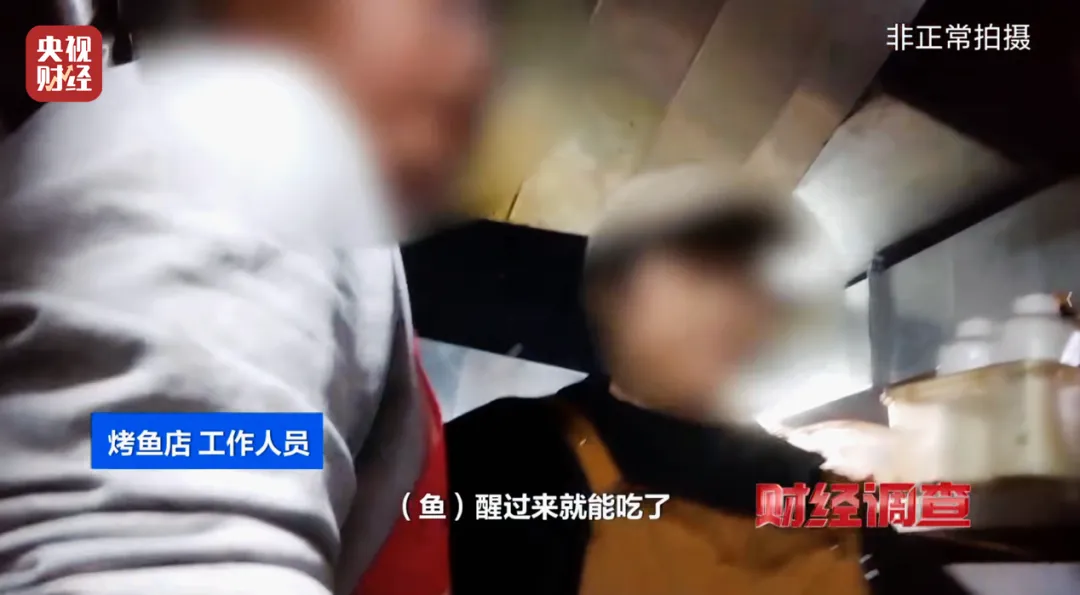 “活鱼被人为麻醉”,央视曝光:海鲜市场用“三无”麻醉剂甚至工业酒精麻醉活鱼,为方便装卸,防止在运输过程中掉鱼鳞