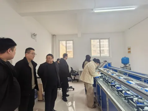 市计量院配合市市场监管局赴怀远大禹水务开展计量授权考核现场评审工作