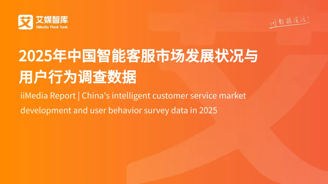 41页|2025年中国智能客服市场发展状况与用户行为调查数据