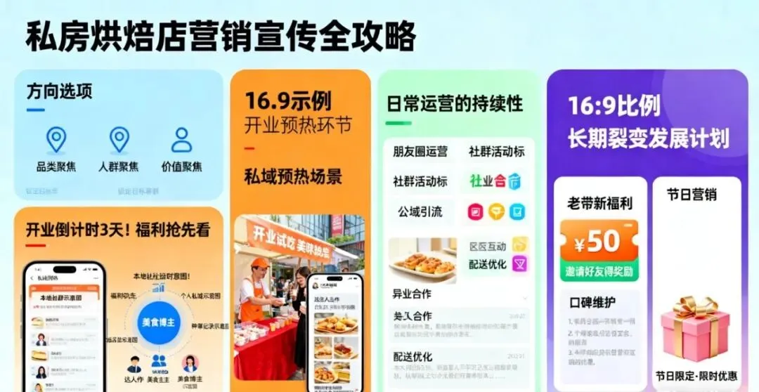 私房烘焙店营销宣传全攻略|从0到1引爆客流,打造高复购口碑店.