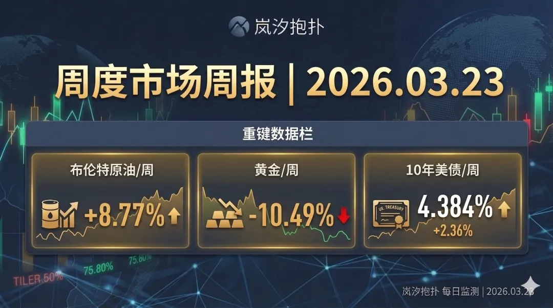 周度市场观察(20260316 – 20260320)