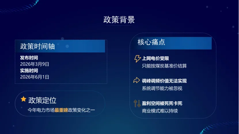 2026年二季度电力市场重磅新政—分布式储能结算大调整