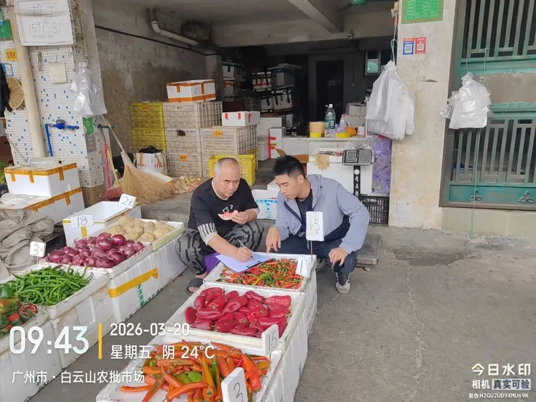广州市白云山农产品综合批发市场一周工作简报(2026.3.16—2026.3.22)