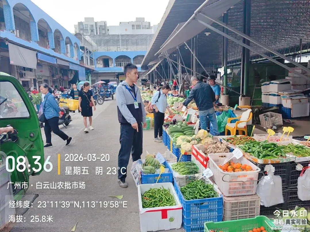 广州市白云山农产品综合批发市场一周工作简报(2026.3.16—2026.3.22)