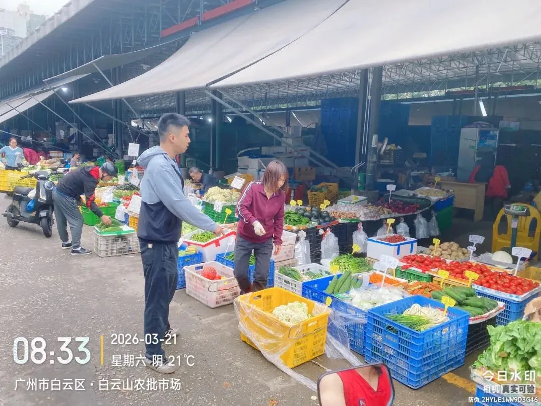 广州市白云山农产品综合批发市场一周工作简报(2026.3.16—2026.3.22)