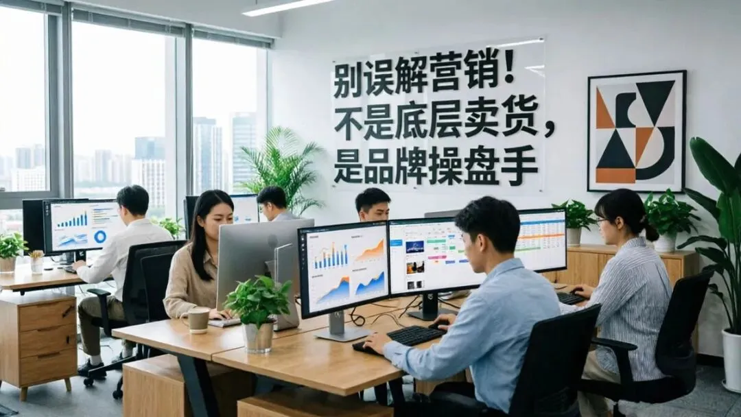 别误解营销!不是底层卖货,是品牌操盘手