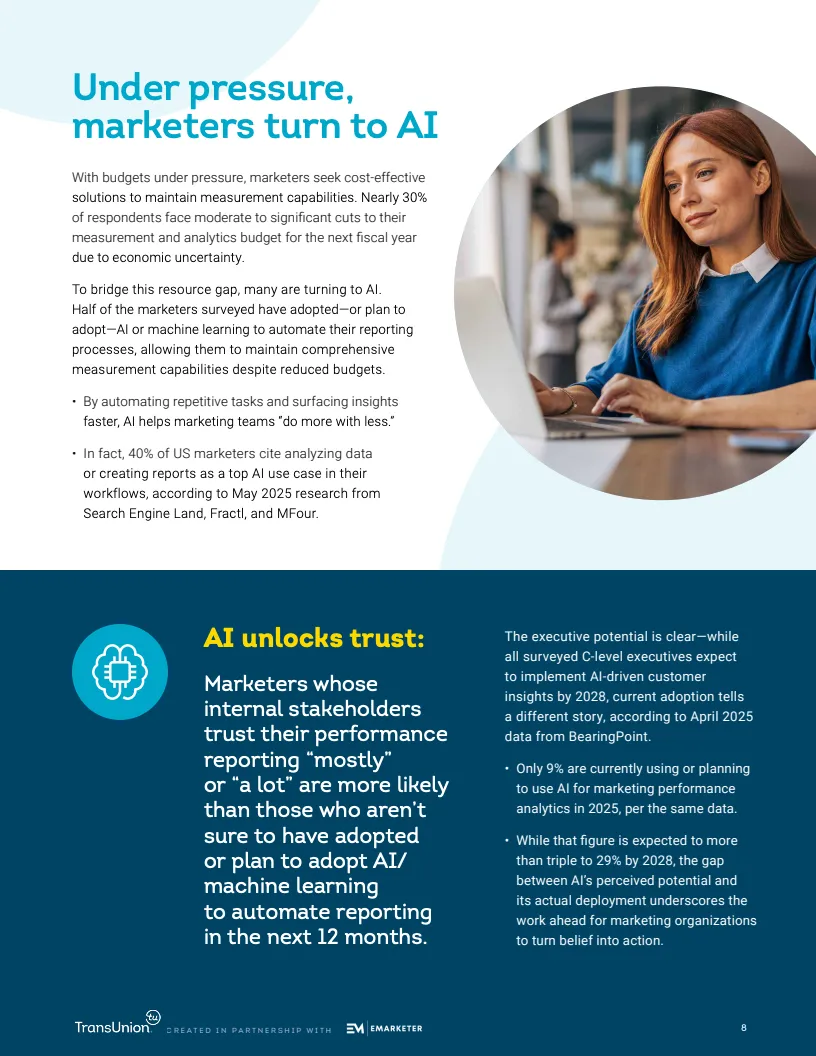 营销衡量信任的真实成本:停滞的信心如何威胁绩效与预算