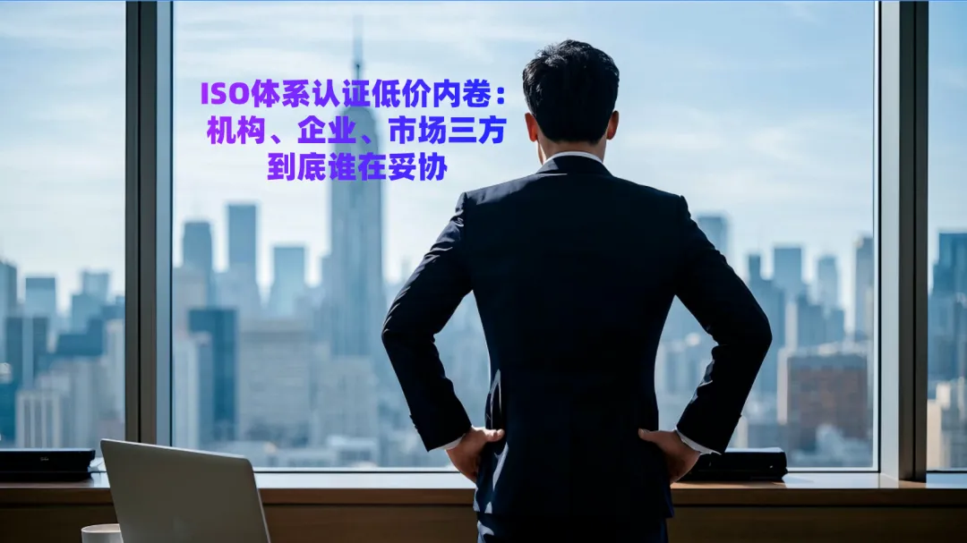 ISO体系认证低价内卷:机构、企业、市场三方到底谁在妥协