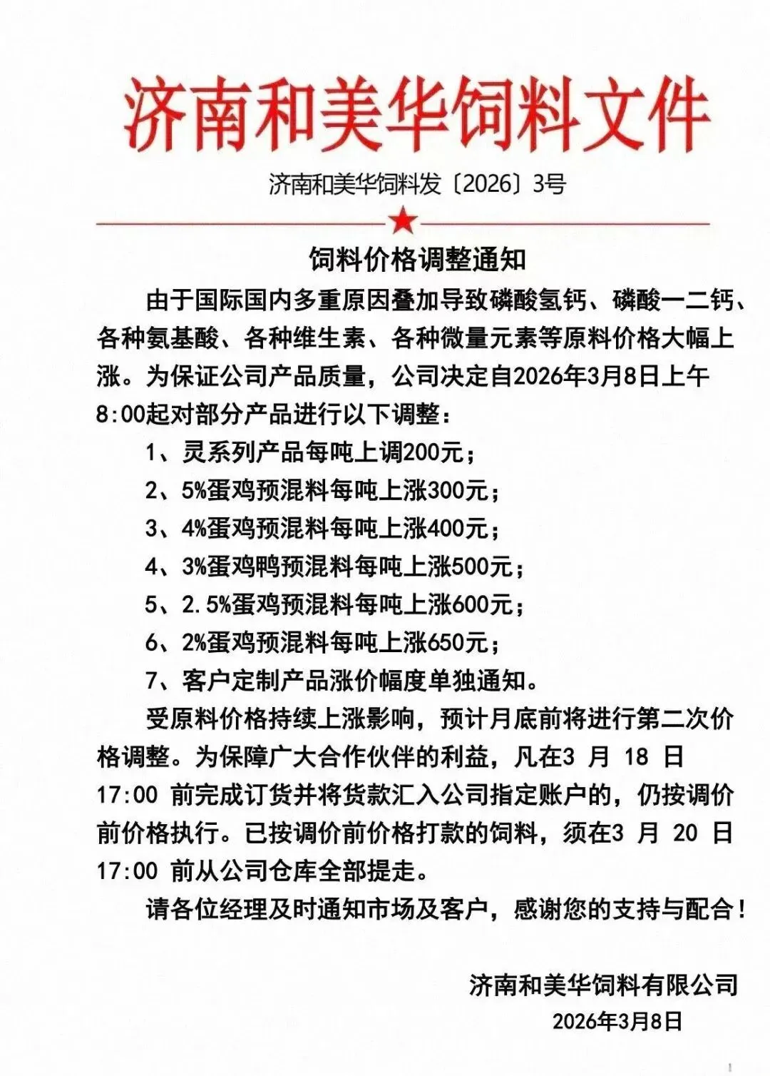 VA市场飙至百元,蛋氨酸市场蹿向四十,市场上预混料涨价,最高800元/吨