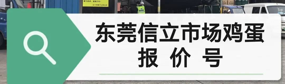 东莞信立市场鸡蛋 2026年 03月 24 日报价 欢迎关注(微信公众号)