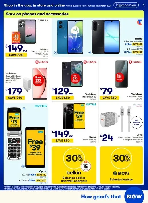 【Big W】市场 最新满减折扣码