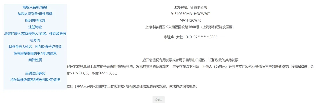 3月!这些上海广告营销公司受罚!