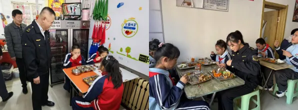 【行风建设在行动】鹤岗市市场监督管理局向阳分局开展学校食堂、校外托管机构付费陪餐行动