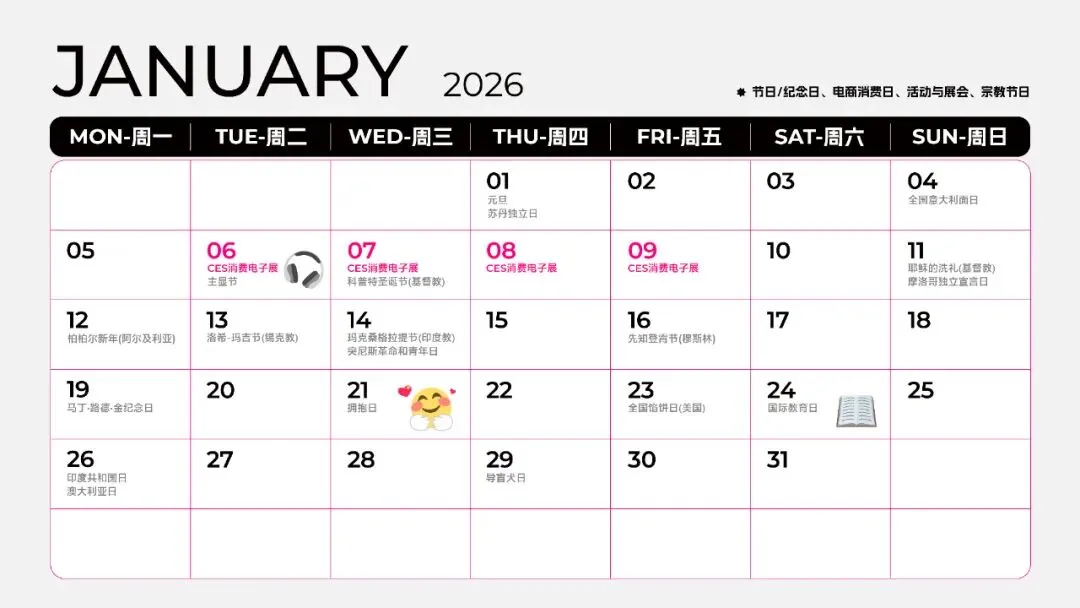 《2026出海营销日历》限量发布!三大模块领航2026全年增长