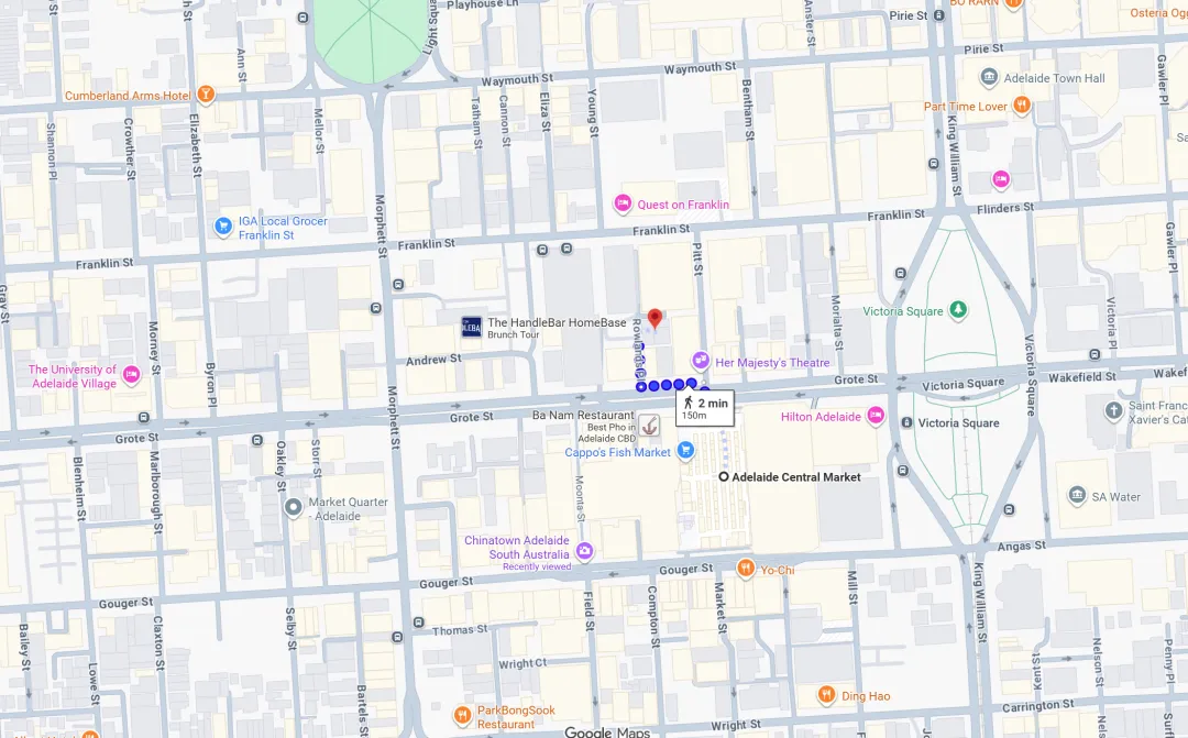 出售:对面就是中央市场和中国城!步行就到南澳和阿德莱德大学!阿德市区罗兰两房两浴公寓,可观城市风景!