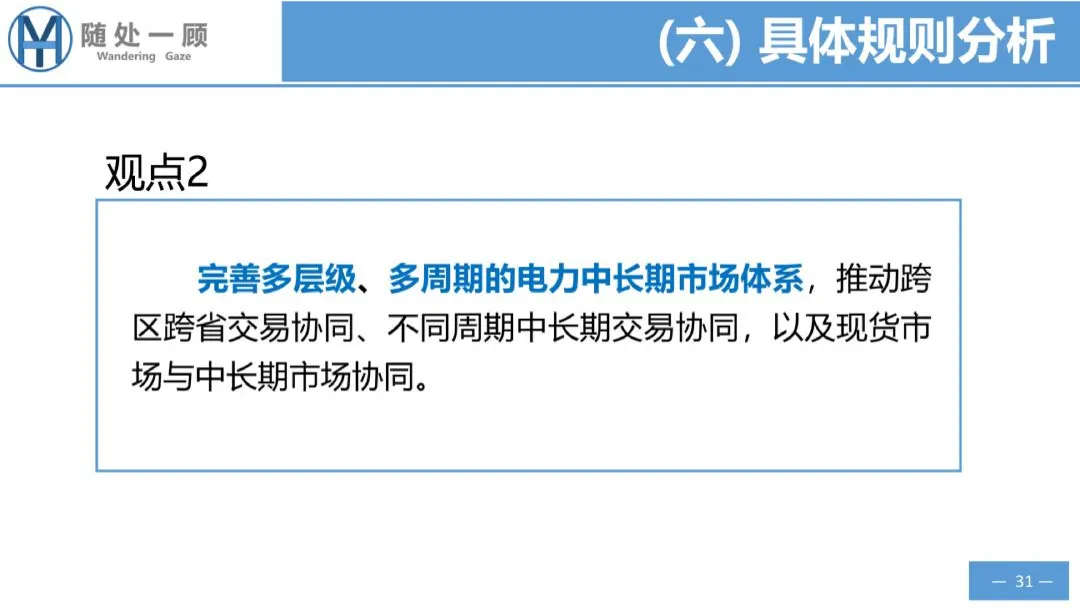 【资料分享】1656号文电力中长期市场基本规则解析