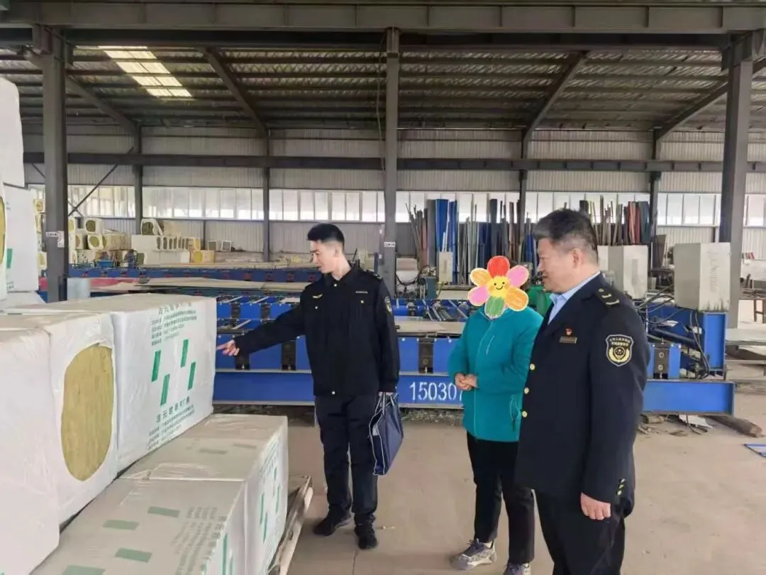 中卫市市场监管局沙坡头区分局开展建筑保温材料监督检查