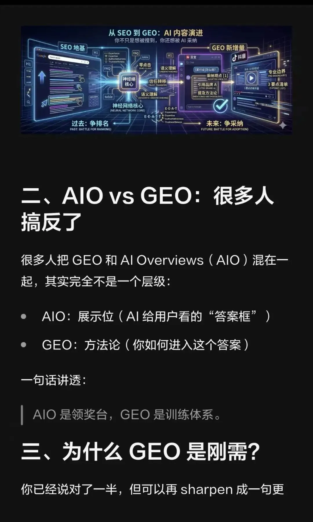 零点击时代怎么获客?GEO优化?