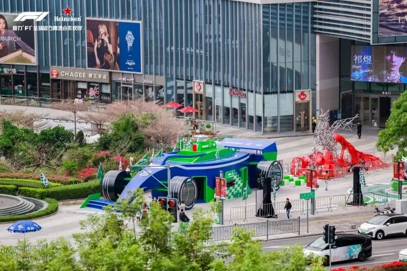 喜力F1快闪点燃鹭岛,打造全城刷屏级营销