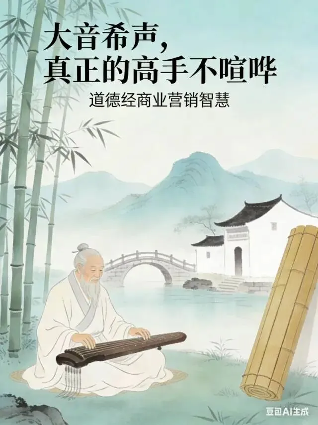 戒掉“自嗨式”营销!道德经告诉你:大音希声,才是成交真相