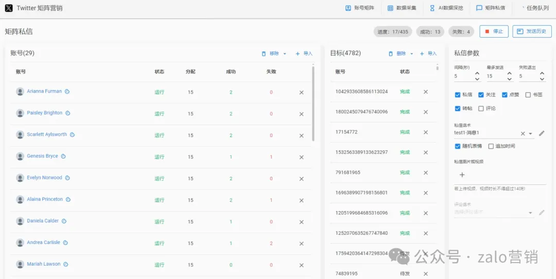Twitter获客系统:粉丝采集+私信触达,直接开发真实海外客户