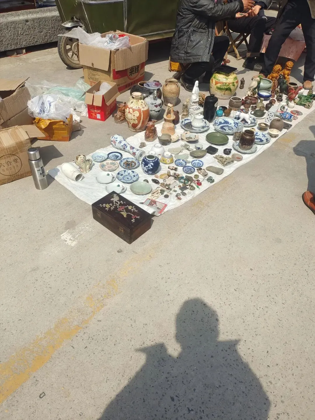 周三古玩市场地摊淘宝,和大家分享一下捡漏收获吧