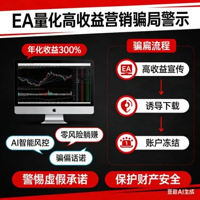 全网刷屏的EA量化,真的能躺赚?别被营销套路坑惨,真相太残酷!