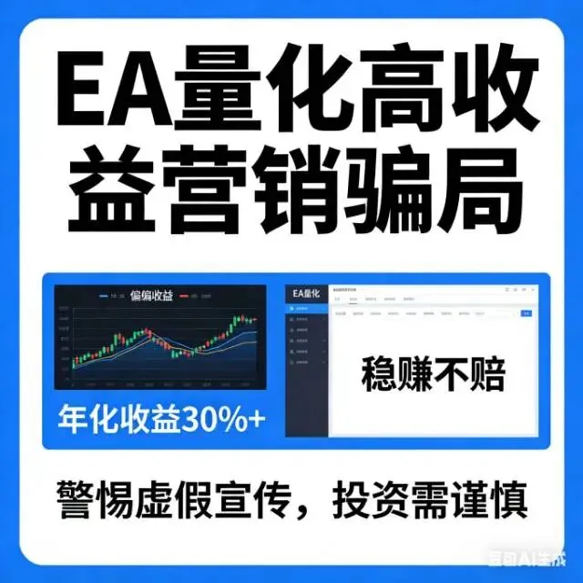 全网刷屏的EA量化,真的能躺赚?别被营销套路坑惨,真相太残酷!