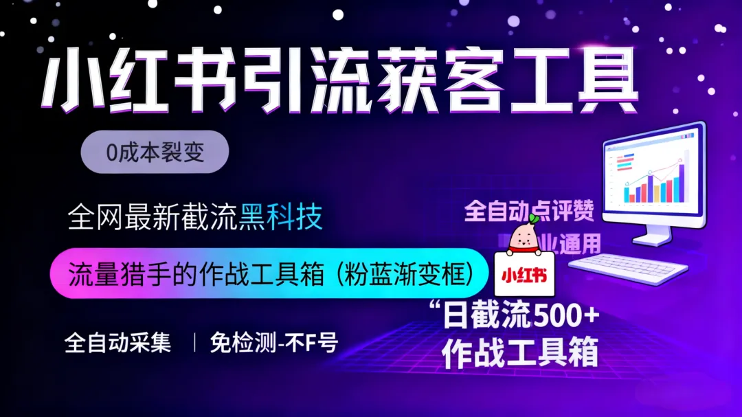 小红书高效获客实操:不用硬做内容,精准客源轻松来