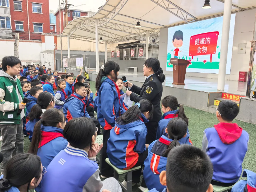 万柏林区市场监管局开展校园食品安全专题讲座