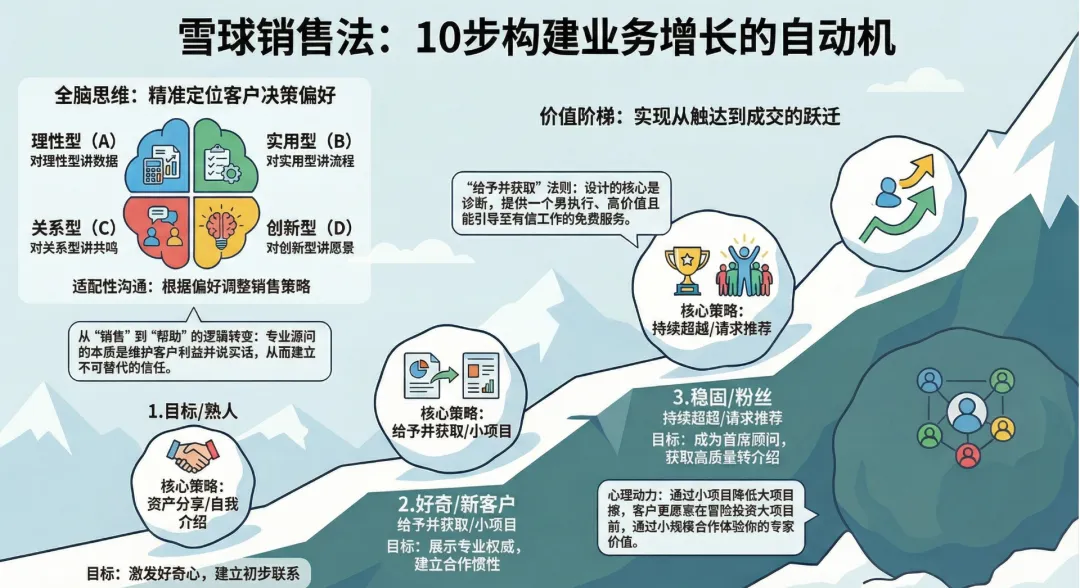 雪球销售法:让客户主动追随的 10 步增长系统