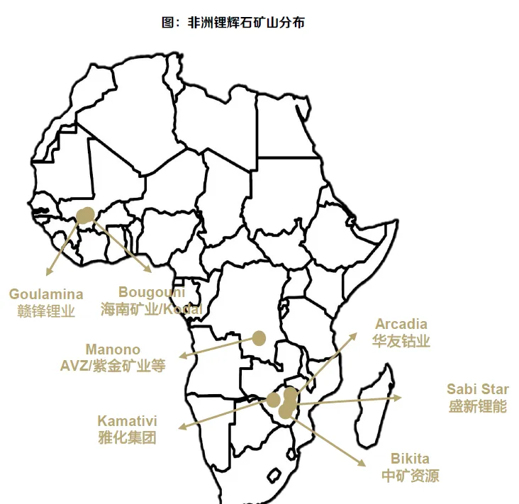 全球锂矿市场区域分布分析(60页报告)