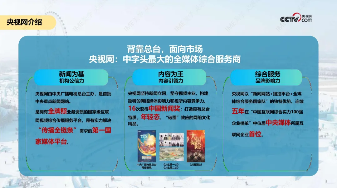 2025【整合营销】哈尔滨亚洲冬季运动会央视网整合营销方案