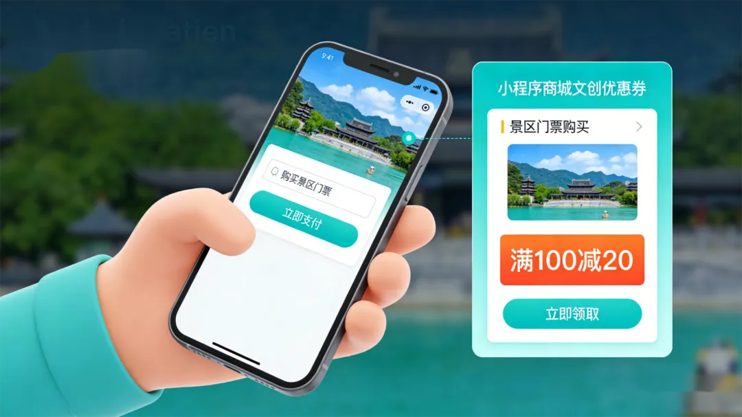 文创商品销售:小程序商城与门票的联动营销