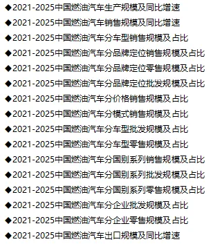 2021-2025中国汽车市场(2603更新);