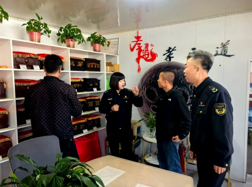 七里河区市场监管局开展清明祭祀用品市场专项检查