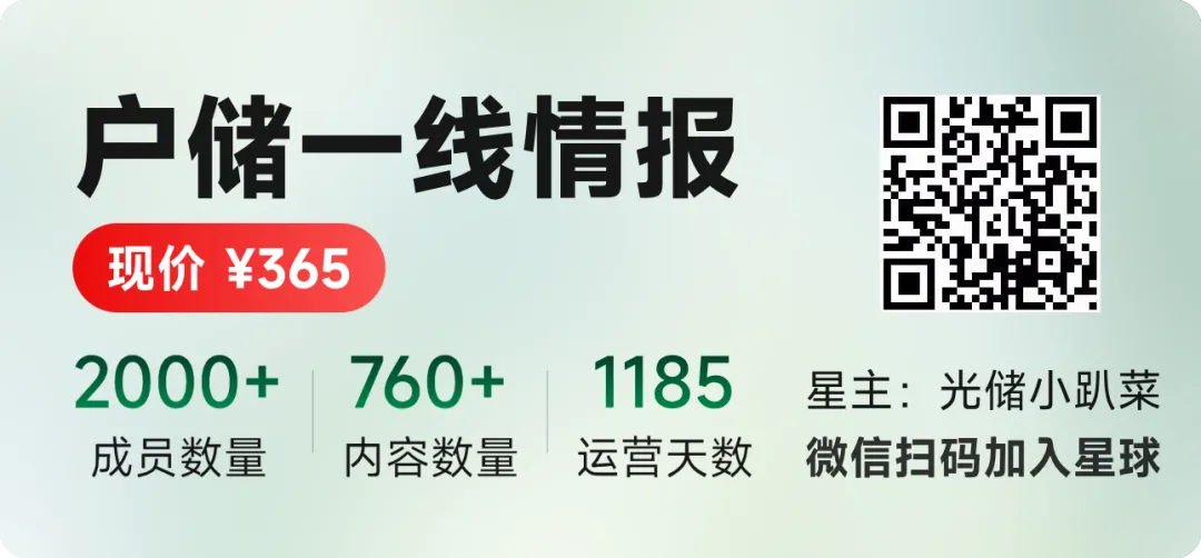 欧洲户储市场:专家预计26年同比增速超30%