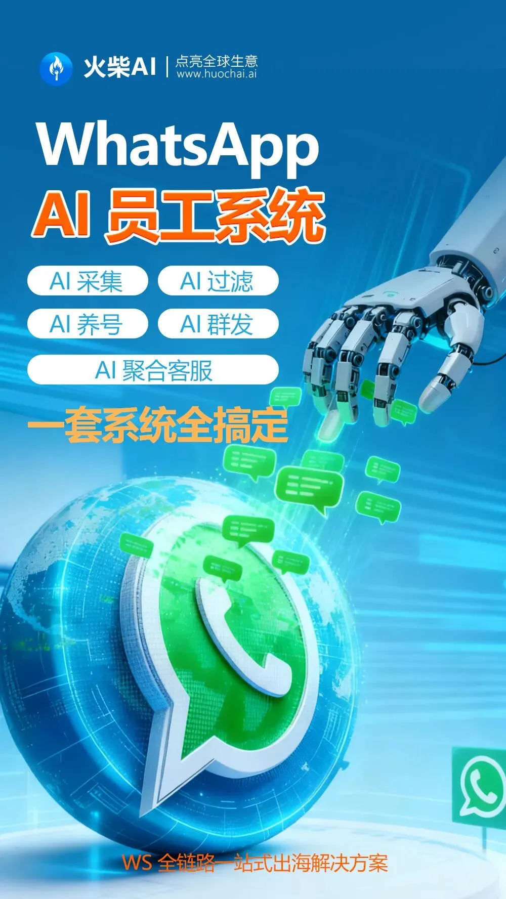 2026外贸获客革命!AI替代人工,WhatsApp询盘自动来 详v:ynbb06