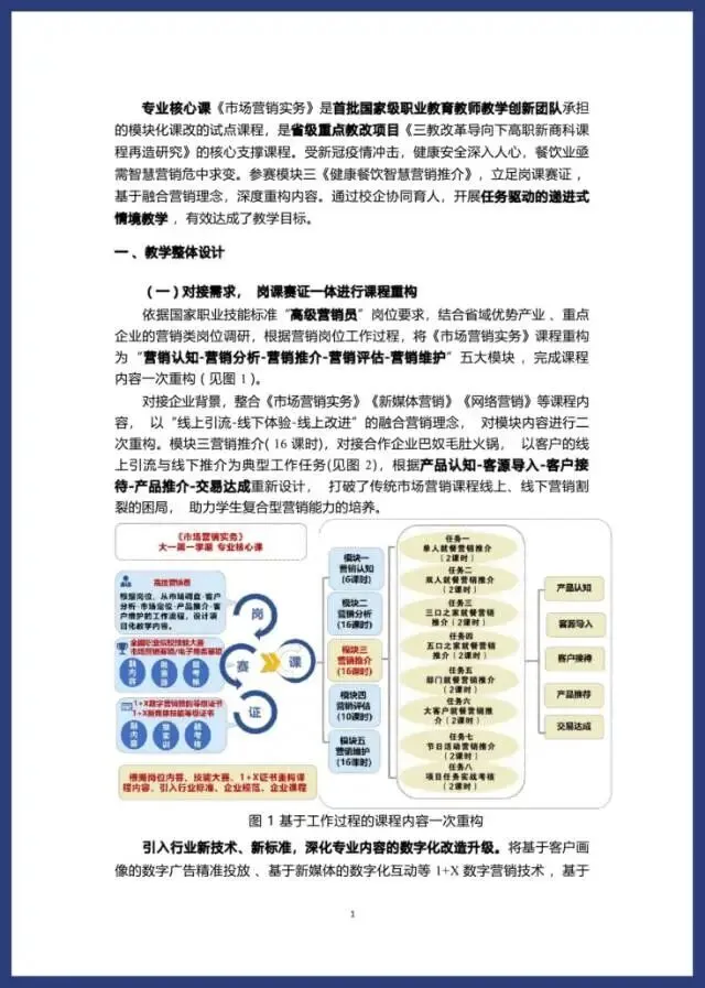 2023年教学能力大赛《市场营销实务》教案实施报告高职专业课程一组财经商贸大类电子商务网络与直播电商网络