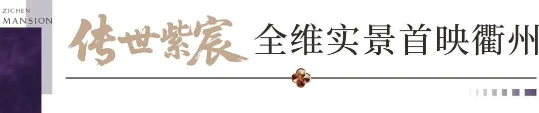 宸启衢州 府映风华|3月28日营销中心&美学示范区盛大开放