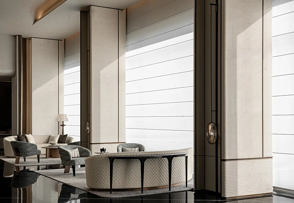 大理石案例 | 大华集团 海口星曜营销中心