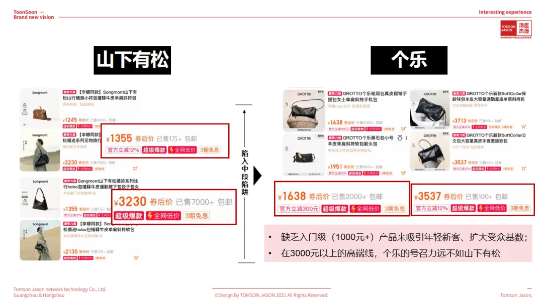 个乐丨跻身销售榜单TOP阵营的国产包袋黑马【汤臣战略研究院】