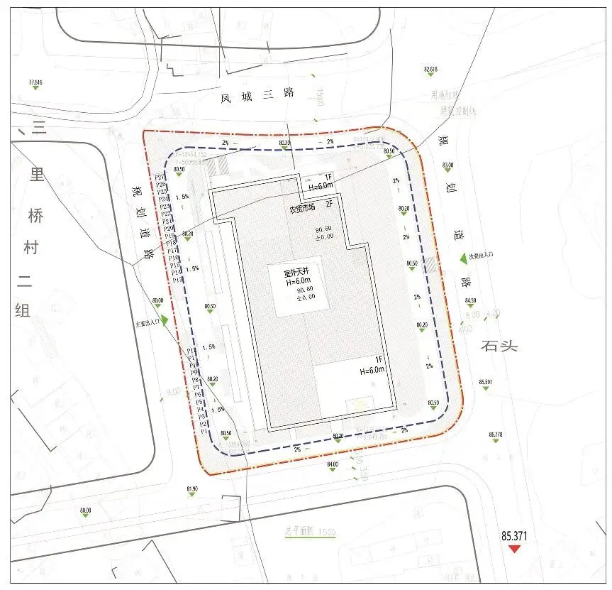 罗田这里将新建一座农贸市场