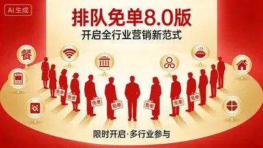 排队免单8.0版,开启全行业营销新范式